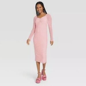 House of Aama Mesh Print Dress, size M,  NWT